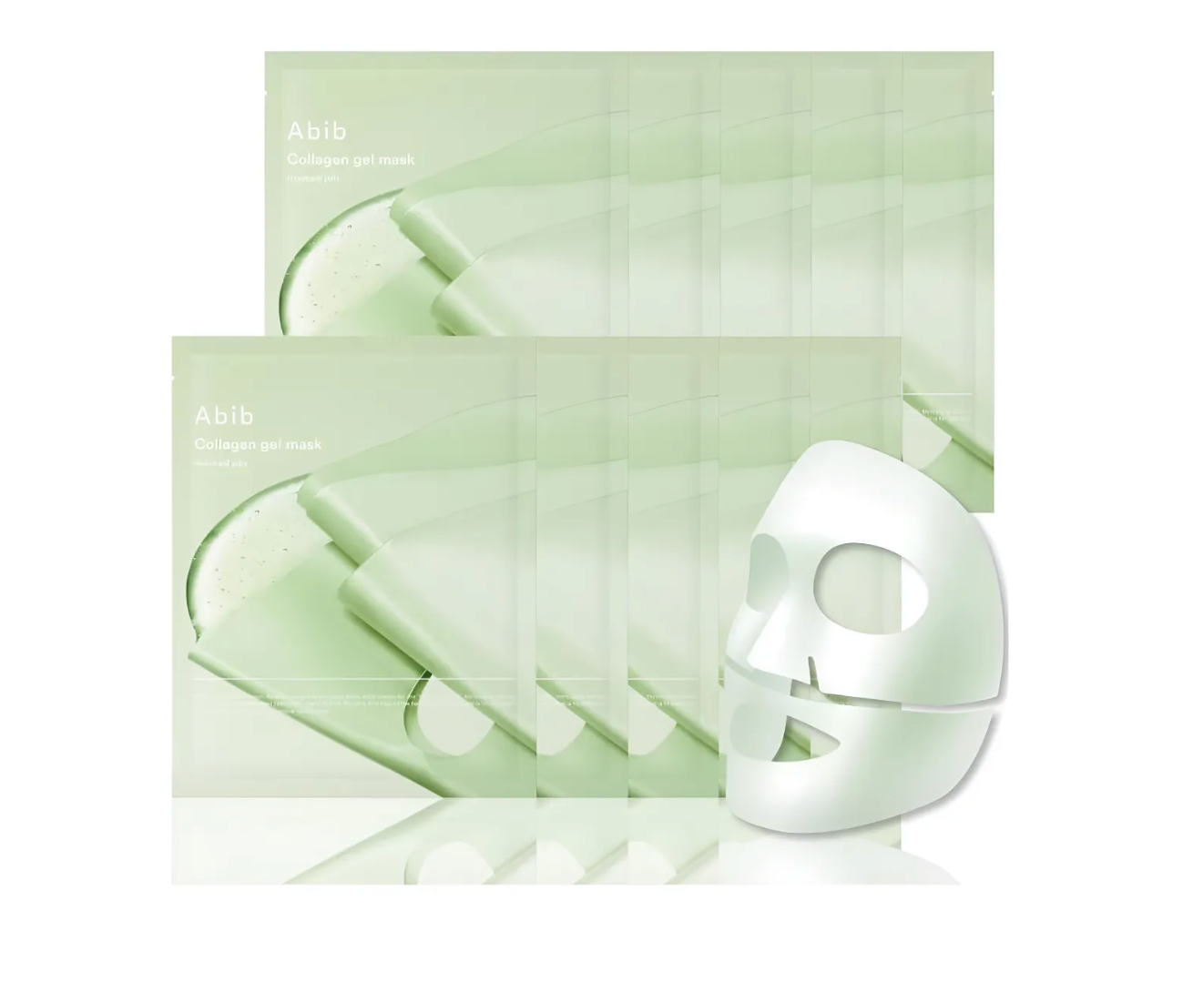 Mascarilla De Gel De Colágeno Abib Heartleaf Jelly 10pzas