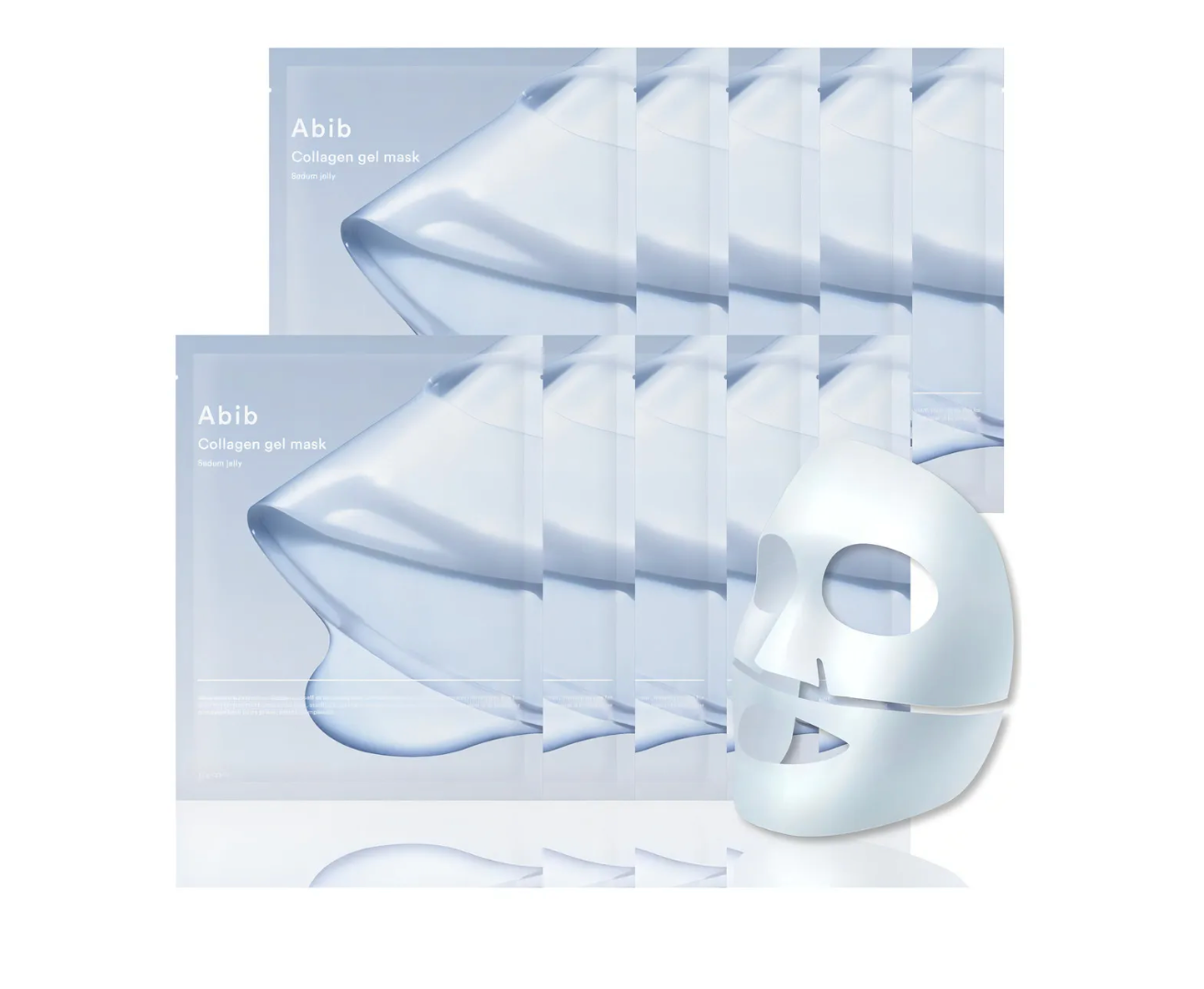 Máscara Facial Abib De Colágeno Gel Mask Sedum Jelly 10 Hojas