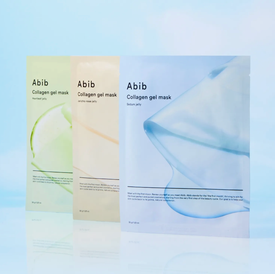 Abib Collagen Gel Mask (1 de CU 3PZAs) – Heartleaf / Sedum / Jericho Rose