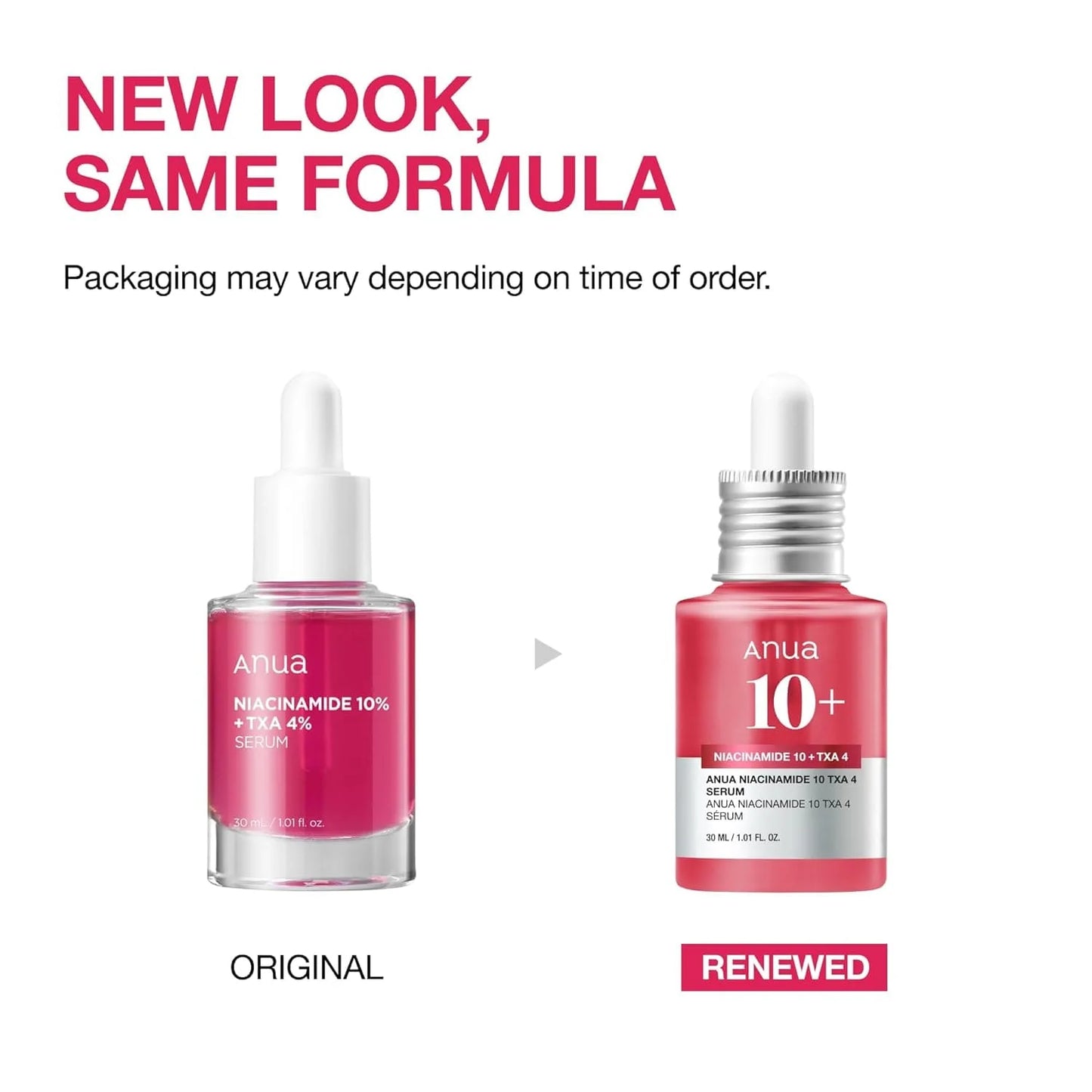 Anua – Niacinamide 10% + TXA 4% Serum (30ml)