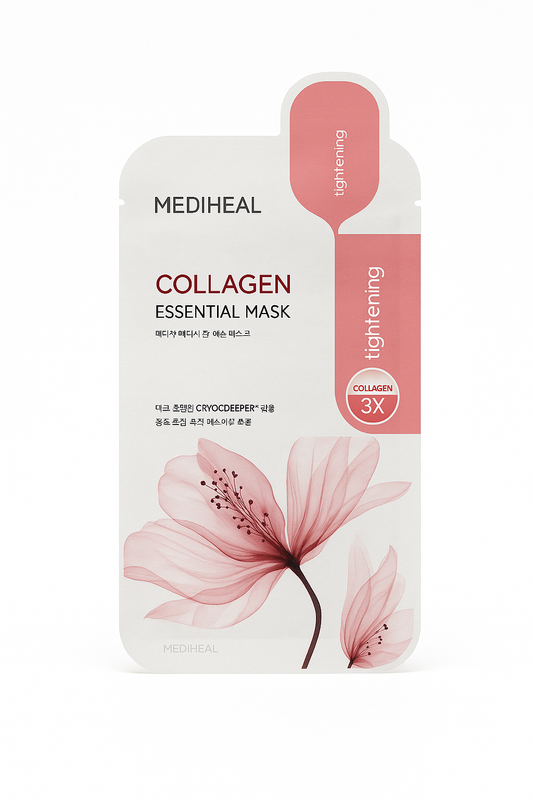 Mascarilla Coreana MEDIHEAL Collagen – Reparación y Elasticidad para Piel Radiante | Aura Coreana