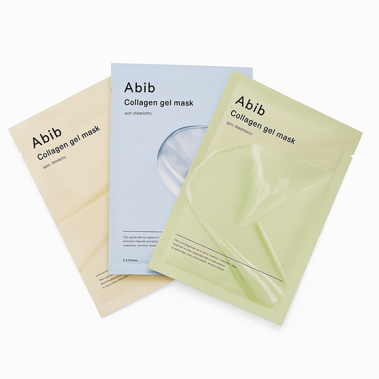 Set de 3 Mascarillas Abib Collagen Gel – Elasticidad, Hidratación y Reafirmación Total | Aura Coreana