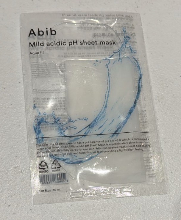 Mascarilla Abib pH Ácido Suave Aqua – Hidratación Profunda y Equilibrio Natural | Aura Coreana