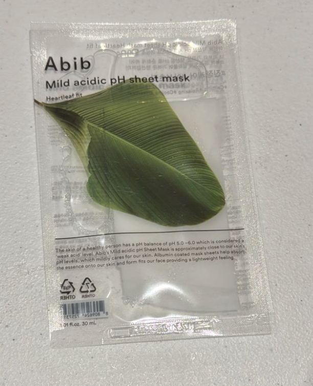 Set de 5 Mascarillas Abib Mild Acidic pH – Equilibrio, Calma y Hidratación para Todo Tipo de Piel | Aura Coreana