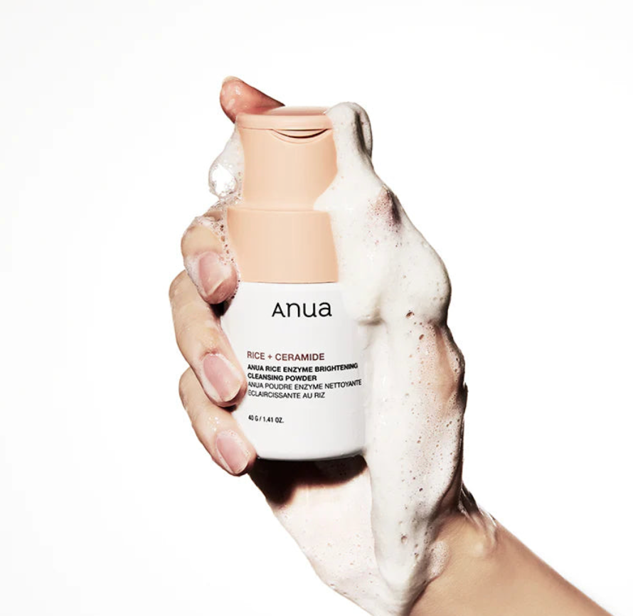 ANUA Rice + Ceramide Enzyme Brightening Cleansing Powder — Polvo Enzimático Limpiador (40g)