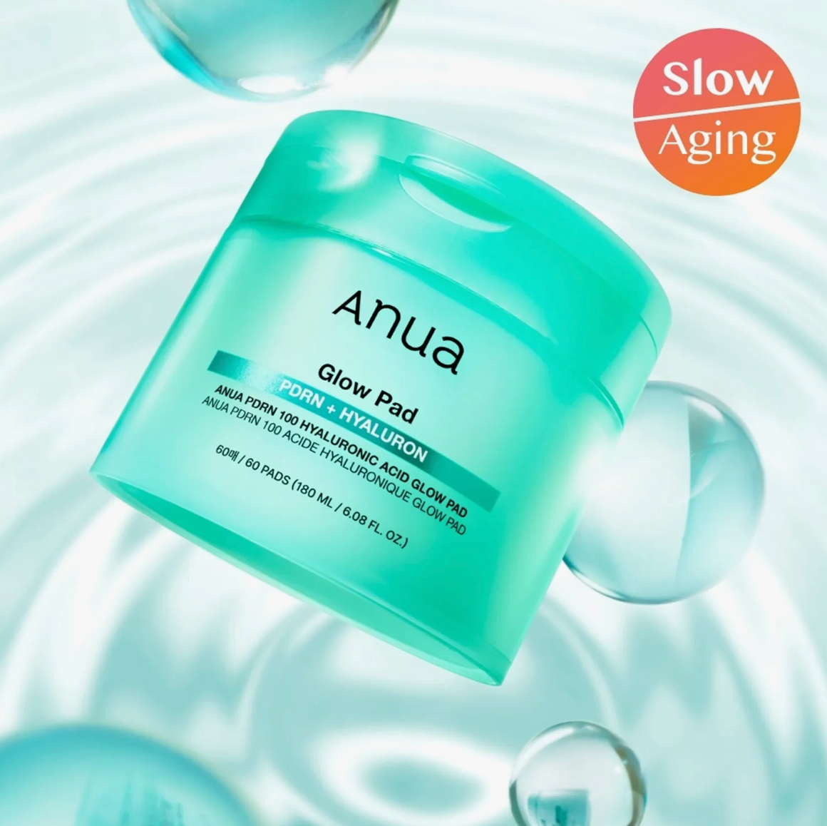 Anua PDRN 100 Hyaluronic Acid Glow Pad 60P