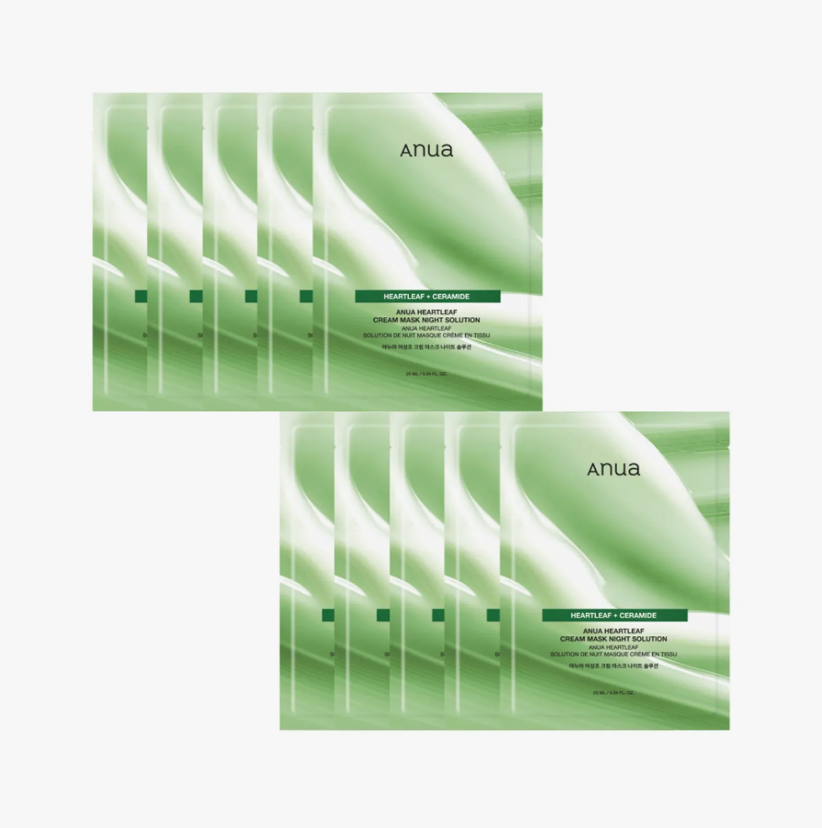 Anua Heartleaf Cream Mask Night Solution 10ea