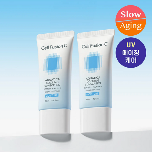 Cell Fusion C Aquatica Cooling Sunscreen 35ml Double Pack