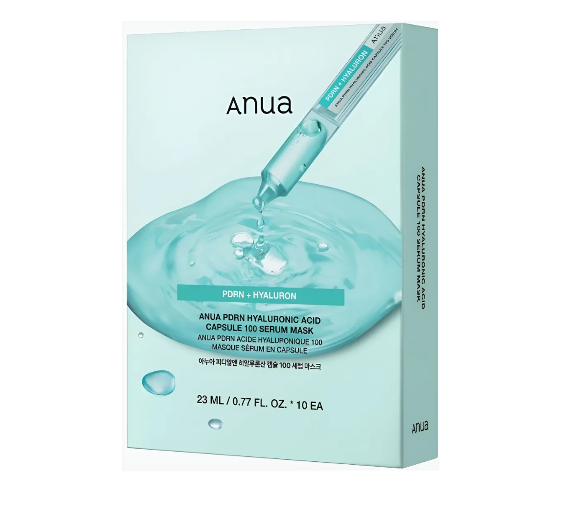 Anua Pdrn Hyaluronic Acid Capsule 100 Serum Mask Sheet 10pza